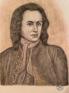 Johann Sebastian Bach Portrait by author Bien